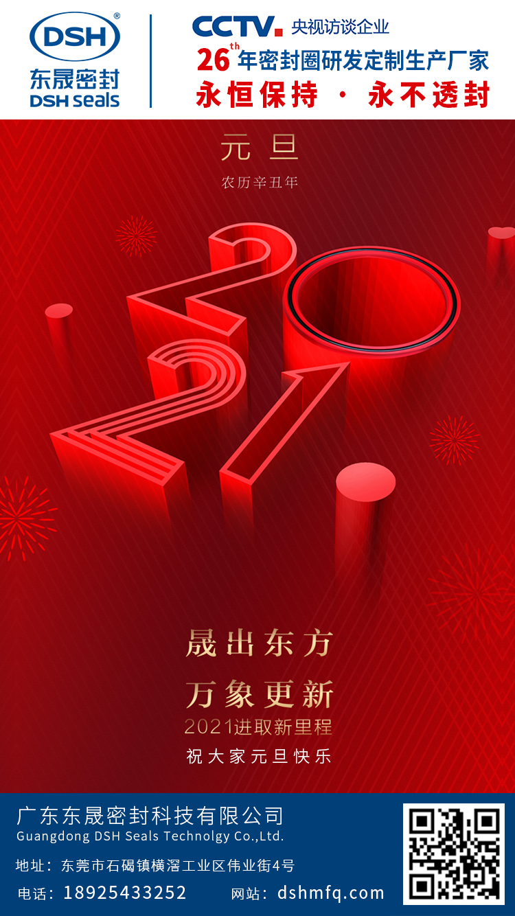 東晟密封元旦節(jié)海報(bào)