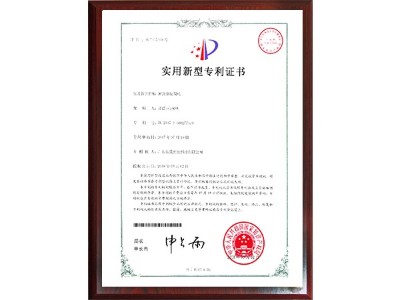 一密封圈接圈模專(zhuān)利證書(shū) - 東晟唇形密封圈